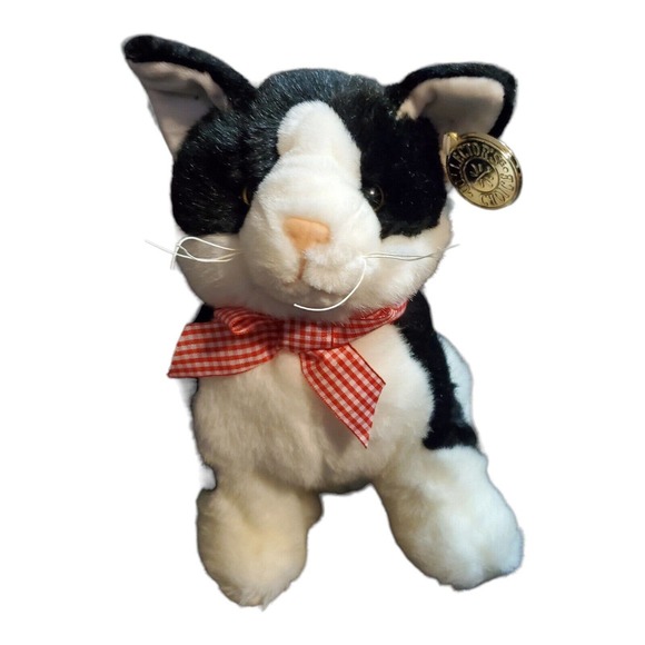 TB Toy Trading Co. Stuffed Animal Plush Collector's Choice Black & White Cat 10" - Picture 8 of 12
